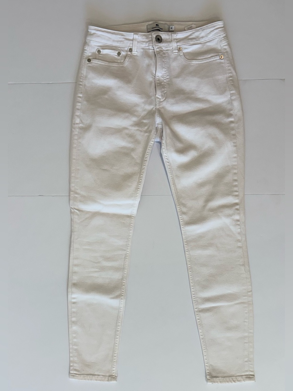 Vineyard Vines White High Rise Skinny Jeans - Clean Slim Fit